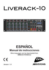 JBSYSTEMS LIVERACK-10 Manual De Instrucciones