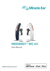 Miracle-Ear MEENERGY iRIC AX Manual Del Operador