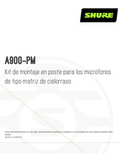 Shure A900-PM Instrucciones De Montaje