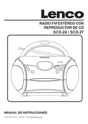 Lenco SCD-24 Manual De Instrucciones