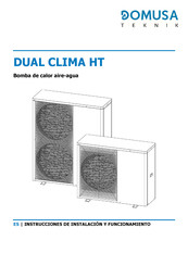 DOMUSA TEKNIK DUAL CLIMA 16HT Instrucciones De Instalación Y Funcionamiento