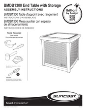 Suncast BMDB1300 Instrucciones De Armado