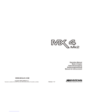 JBSYSTEMS MX4 Mk2 Manual De Instrucciones