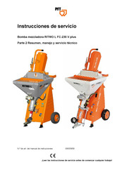 PFT RITMO L FC-230 V plus Instrucciones De Servicio