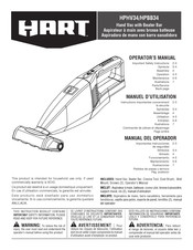 Hart HPBB34 Manual Del Operador