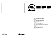 NEFF T2346W1 Instrucciones De Funcionamiento