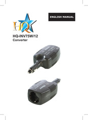 HQ HQ-INV75W/12 Manual De Instrucciones