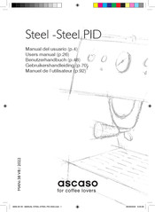 Ascaso Steel Manual Del Usuario