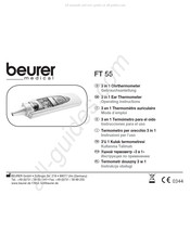Beurer medical FT 55 Instrucciones Para El Uso