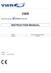 VWR isiScope 300 Serie Manual De Instrucciones