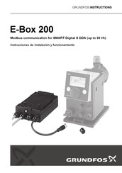 Grundfos E-Box 200 Instrucciones De Instalación Y Funcionamiento