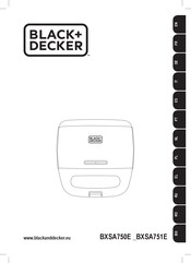 Black and Decker BXSA751E Manual Del Usuario