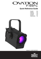 Chauvet Professional OVATION F-55FC Guía De Referencia Rápida