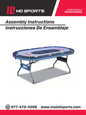 MD SPORTS PK100Y22022 Instrucciones De Ensamblaje