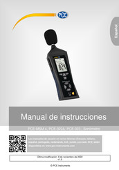 PCE Instruments PCE-MSM 4 Manual De Instrucciones