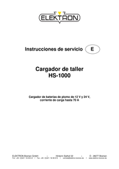 Elektron HS-1000 Instrucciones De Servicio