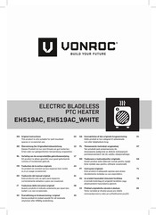 VONROC EH519AC Traducción Del Manual Original