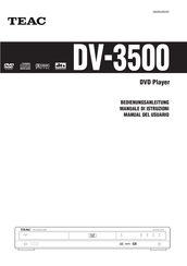 Teac DV-3500 Manual Del Usuario