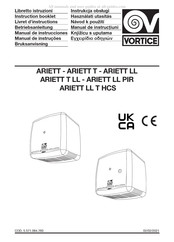 Vortice ARIETT LL T HCS Manual De Instrucciones