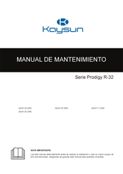 Kaysun Casual Prodigy KAY-26 DR9 Manual De Mantenimiento