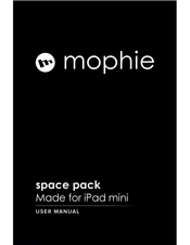 Mophie space pack Manual Del Usuario