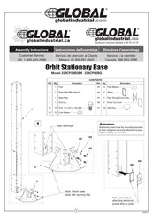 Global Industrial 238CP28B2BK Instrucciones De Ensamblaje