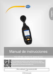 PCE Instruments PCE-EM 880 Manual De Instrucciones