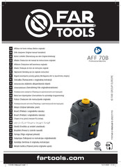 Far Tools AFF 70B Traduccion Del Manual De Instrucciones Originale