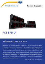 PCE Instruments PCE-BPD-U Manual De Usuario