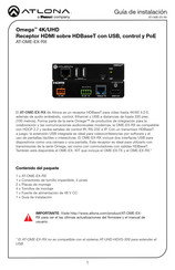 Panduit ATLONA Omega AT-OME-EX-RX Guia De Instalacion