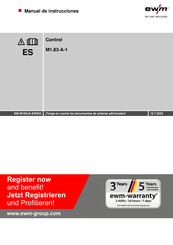 EWM Control M1.83-A-1 Manual De Instrucciones