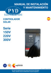 PYD Electrobombas 150V Serie Manual De Instalación Y Mantenimiento