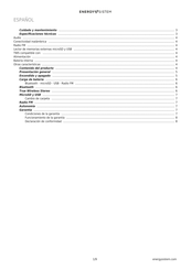 Energy Sistem frame speaker Manual De Usuario