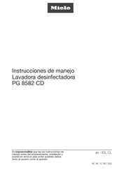 Miele PG 8582 CD Instrucciones De Manejo