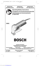 Bosch 1500C Instrucciones De Funcionamiento Y Seguridad