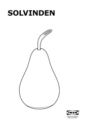 IKEA SOLVINDEN Manual Del Usuario