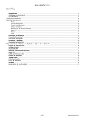 ENERGY SISTEM Clock Speaker 2 Manual De Usuario