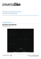 universalblue UINDU6500-18 Manual De Instrucciones