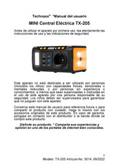 Technaxx TX-205 Manual Del Usuario