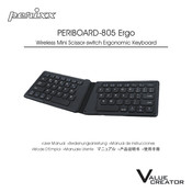 Perixx PERIBOARD-805 Ergo Manual De Instrucciones