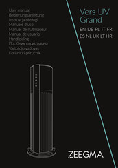 Zeegma Vers UV Grand Manual Del Usuario