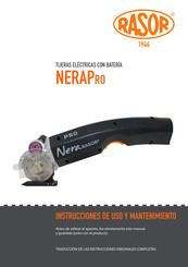 RASOR NERA PRO Instrucciones De Uso Y Mantenimiento