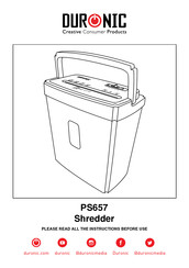 Duronic PS657 Manual De Instrucciones