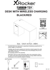 Xrocker CARBON-TEK 2022026 Instrucciones De Montaje