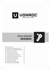 VONROC AG506AC Traducción Del Manual Original