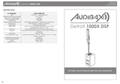 Audibax Detroit 1000X DSP Manual De Usuario