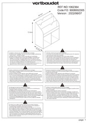 VERTBAUDET 1062364 Instrucciones De Montaje