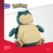 Mega Pokemon SNORLAX Manual De Instrucciones