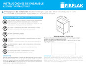 firplak VBAN03-1245-000-0100 Instrucciones De Ensamble