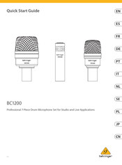 Behringer BC1200 Guia De Inicio Rapido